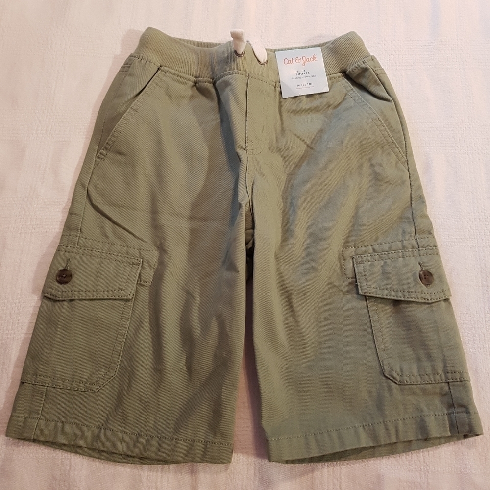 Cat & Jack light green cargo shorts 8/10